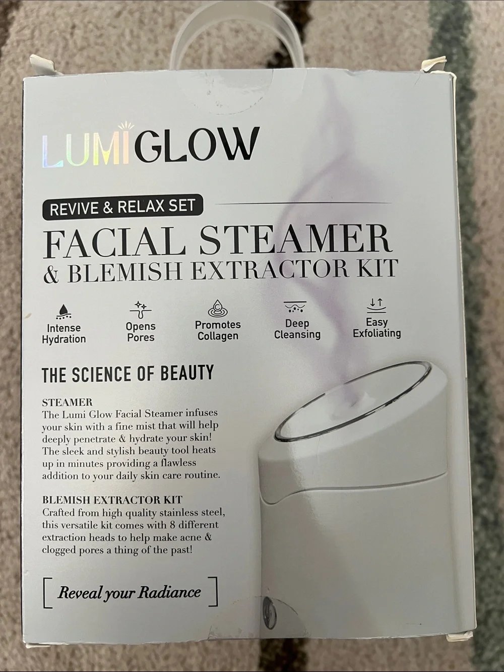 Lumiglow white facial